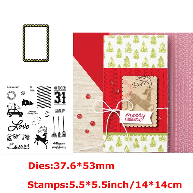 Dies and Stamps Set Round Oval Scallop Mini Banner Frame Bow-knot Girl Model Lipstick Critter DIY Scrapbooking 2021 New #1 25