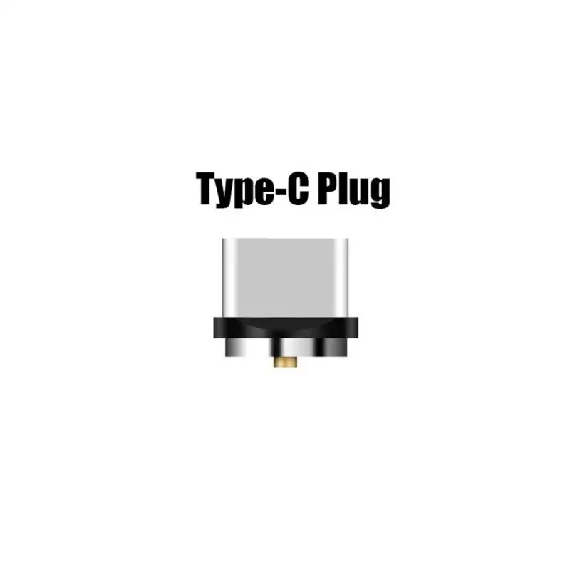 Tipe-C Plug Magnetic Adaptor Kepala Ponsel Debu Plug Pengisian Konektor untuk iPhone Samsung Huawei Xiaomi Kepala Magnetik Kabel