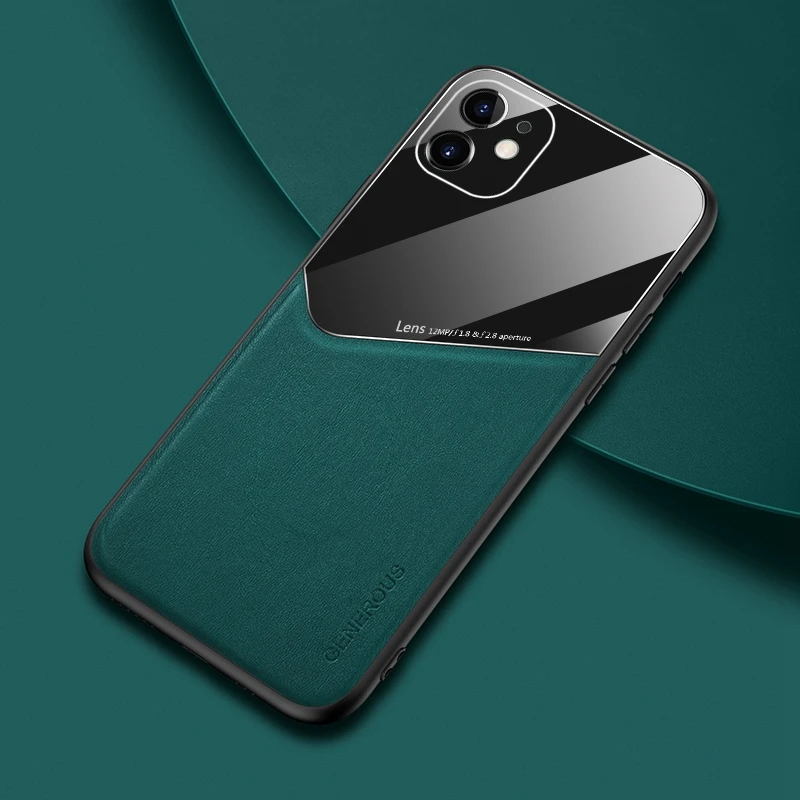 Чехол для iPhone 11 Pro тонкий кожаный текстурный матовый защитный чехол телефона XR X XS