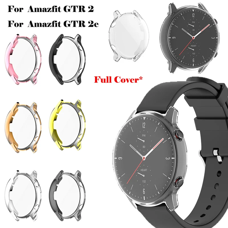 

Protective Cover Case For Amazfit GTR 2e/GTR2 Full Screen Protector Sleeve Shell Fo Huami Amazfit GTR 2 / 2e TPU Cases