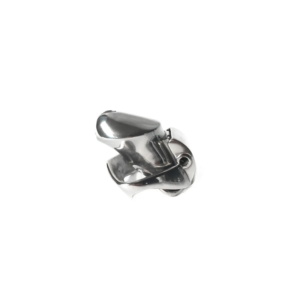 

New Style Autonomous 3D Design Male Stainless Steel Short-zhen jie qi Chastity Cage Cb6000s Chastity Lock A337