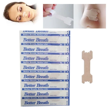 

10pcs Anti Snoring Nasal Patch Strip Health Care Patch Product Breathe Better Nasal Strips Adult Stop Snoring Health Care Tool