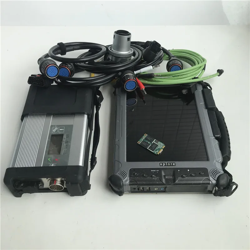 

New MB Star C5 SD Compact 5 2019.09 Software X/Vediamo/DTS/WIS in 480GB SSD with Used tablet IX104 I7 4G for Auto car Diagnosis