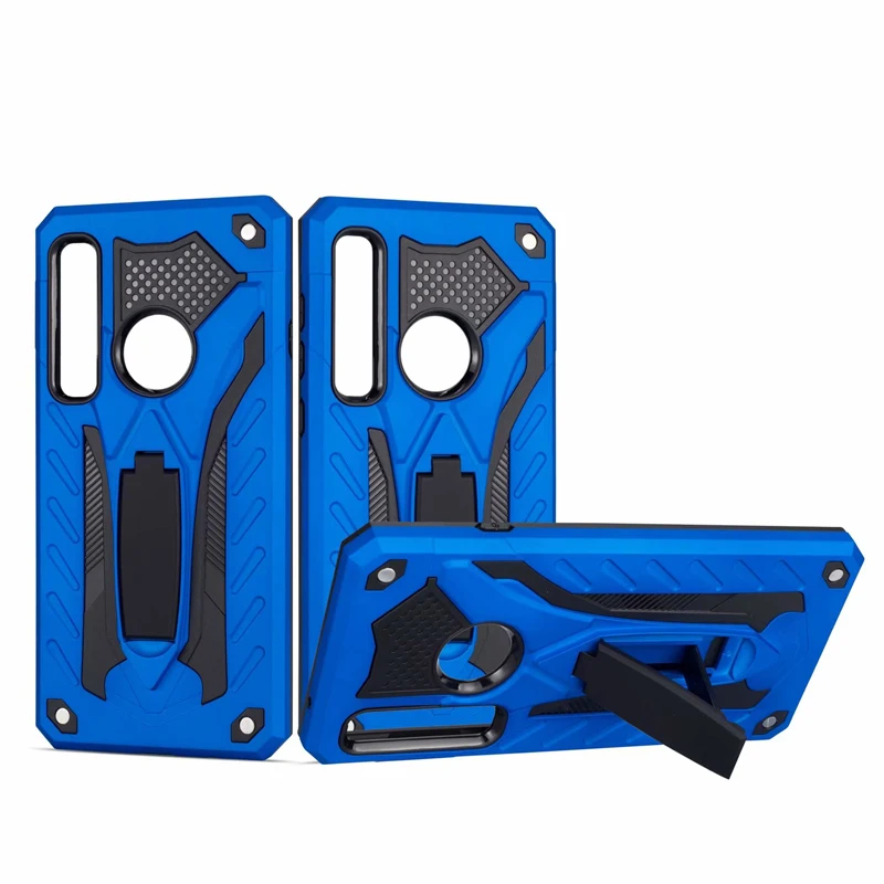 blue Чехол, чехол, чехол для samsung galaxy A9 Pro A9 Star lite TPU armor защита от падения Автономный Кронштейн, чехол для телефона - Цвет: blue