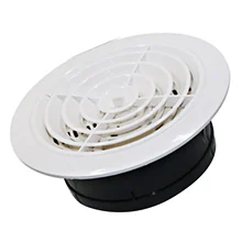 Round Air Vent Louver Grille Cover Outlet Adjustable Exhaust Vent Ducting Ventilation Grilles 75/100/125/150mm Air Vent