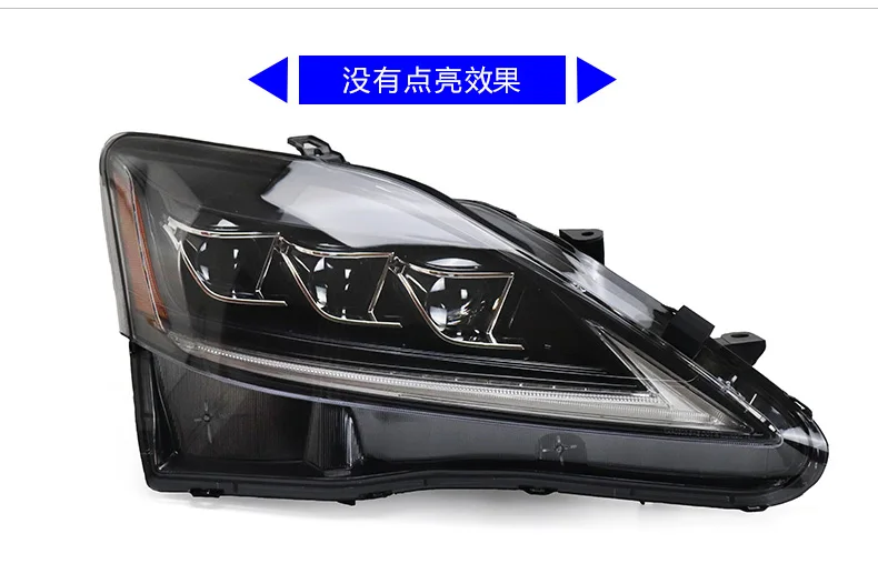 Автомобильный Стайлинг 2006-2012 для LEXUS IS250 фары IS250 светодиодный фонарь с динамическим поворотом