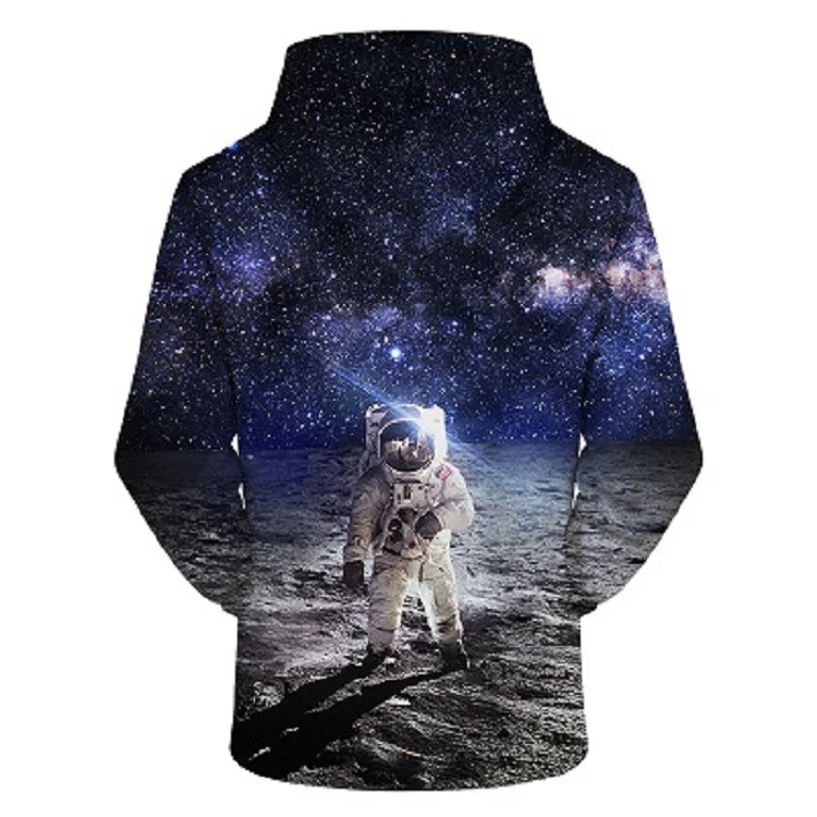 New Fashion Space Printed 3D Sweatshirt Hoodies Men Women Hip Hop Streetwear Male Autumn Long Sleeve Tracksuit Homme Jacket