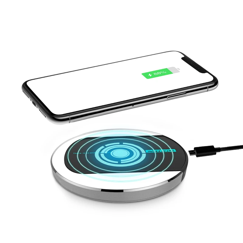Cargador inalámbrico para iphone 11 pro max, almohadilla de carga inalámbrica Nillkin qi para iphone para samsung s10 s20, cargador teléfono inalámbrico|Cargadores de teléfono móvil| - AliExpress