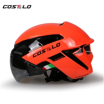 

New design Costelo Cycling Light Helmet MTB Road Bike Helmet Bicycle Helmet Speed Airo RS Ciclismo Goggles Safe Men Women