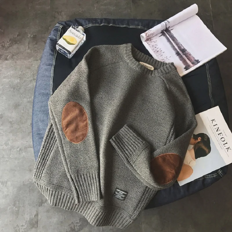 2021 Jersey Casual Hombre suéter de moda caliente de los hombres sólido alto calidad nueva primavera Otoño de manga larga de Hombre para los jóvenes con cuello en V