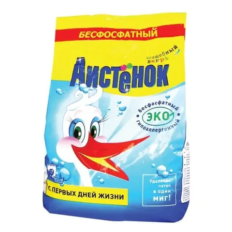 Стиральный порошок Аистенок для всех типов стирки 2 4 кг "Волшебный вихрь"