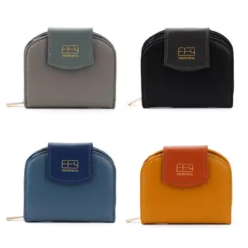 

New Leather Women Men Wallet Hasp Small And Slim Coin Pocket Purse Women Wallets Cards Holders Wallets Purse