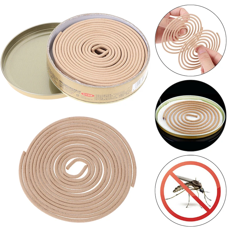 

10pcs/Box Natural Sandalwood Incense Mosquito Repellent Coil Incense 6 Hours