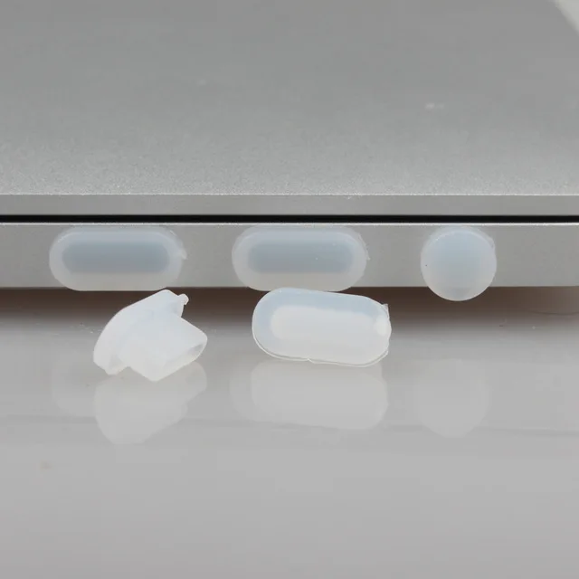 Clear Пылезащитные заглушки для MacBook Air 1" /MacBook Pro A1708 A1706 A1989 A1990 A1534 - Цвет: Clear