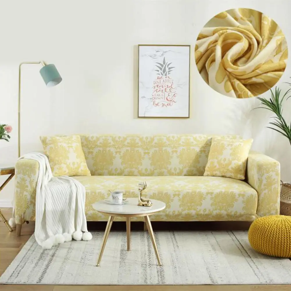 

Printed Stretch Slipcovers Sofa Cover For Living Room Nonslip Elastic Dustproof Couch Cover Sofa Towel Two/Three/Four Seat