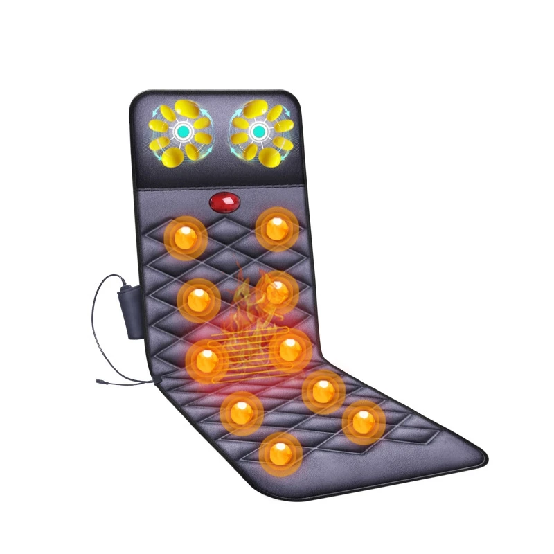 Многофункциональное электрическое Отопление массажный матрас для тела разминающая вибрационная Массажная Подушка для домашнего массажа всего тела