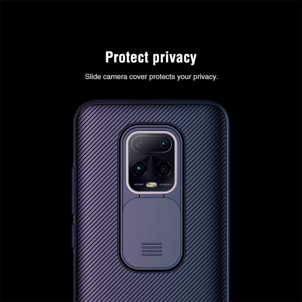 

For Xiaomi Mi Poco X2 NILLKIN Camera Protection Slide Cover Back Shell CamShield Case Matte Non-slip