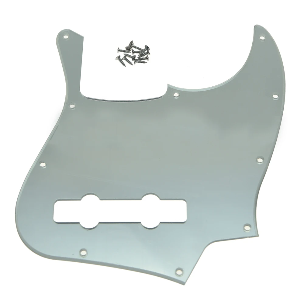 

Silver Mirror USA Spec 5 String Jazz J Bass Pickguard with Screws Fits for American FD Scratch Plate