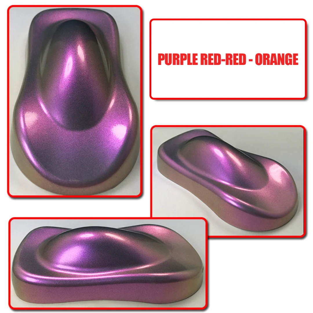 6Colors DIY 10g Chameleon Color Changing Pearl Pigment Powder For Car Paint Coating For Graffiti Pearl Iron Metal Painting