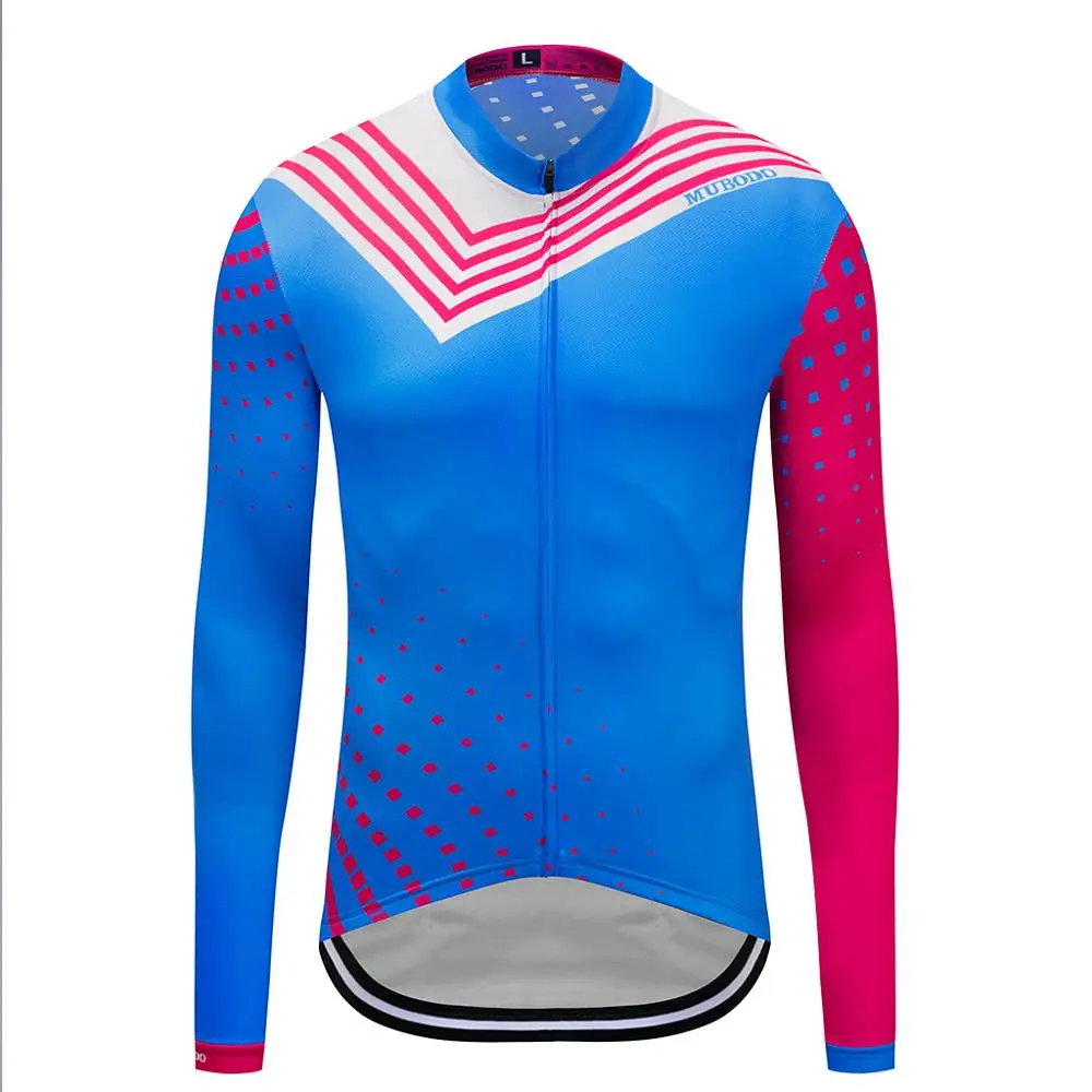 MU-021 Rapha Велоспорт Джерси для мужчин велосипед с длинным рукавом Велоспорт Джерси одежда Pro комплект женских купальных костюмов ciclismo открытый мотокросса Джерси mtb - Цвет: MU-021