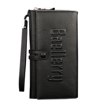 

FGGS-Baellerry Men's Wallet Business Men's Zipper Mobile Phone Bag Men's Clutch Bag Wallet Multifunctional Hand Bag Long Wallet