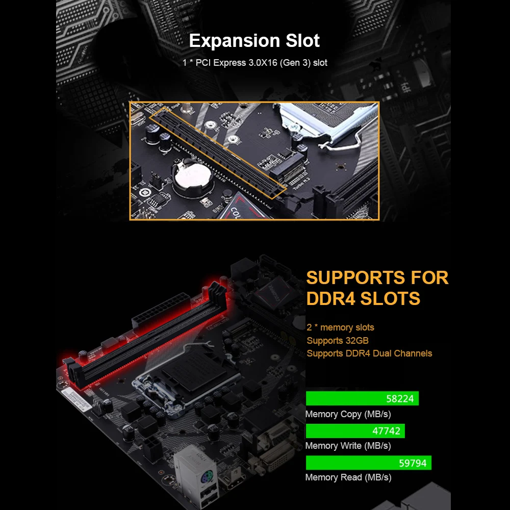 Цветная материнская плата Battle-Ax B360M-HD PRO V21, системная плата с мультизащитой LGA1151 coffee Lake-SProcessor Intel B360