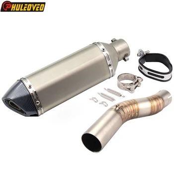 For Suzuki GSXR1000 2005-2006 Motorcycle Exhaust Silencer Muffler Escape Demper with Middle Link Pipe DB Killer for GSX-R1000