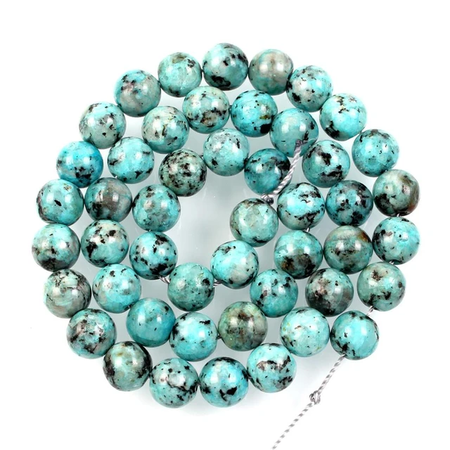 Beads Turquoise Natural Stones Needlework