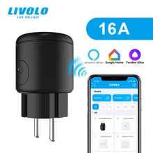 Livolo Smart Wifi Plugs 16A Wireless Socket Movable,APP Intelligent Control,Electricity Monitoring Inductive,Countdown