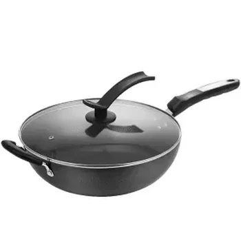 

Non-stick Household Iron Wok Wok Uncoated Light Wok Induction Cooker Gas Stove Pan Household Cookware Pancake Pan Wok frying pan