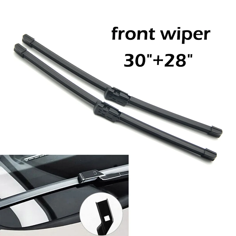 Set Spazzole Tergicristallo 3 Pezzi (30''+28''+14'') Per Opel Zafira Tourer C (2012-2020) - Gomma Naturale, Antighiaccio