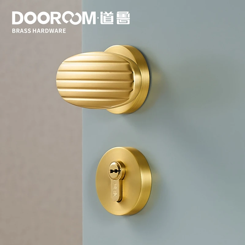 Набор латунных рычагов дверного замка Dooroom современный персонализированный