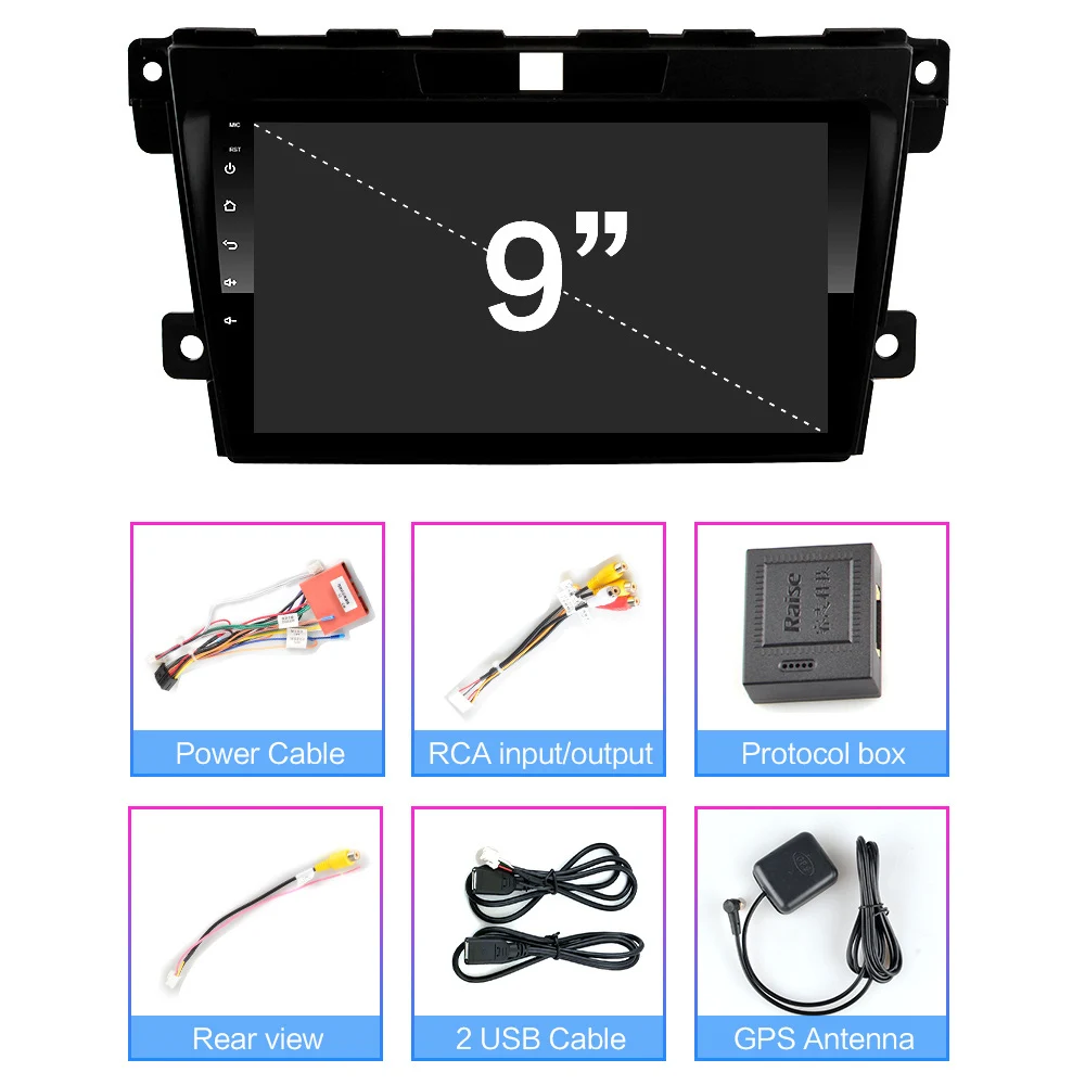 2G Оперативная память Android 9,0 Автомобильный мультимедийный dvd-плеер для MAZDA CX-7 2007 2008 2009 2010 2011 2012 2013 автомагнитолы gps навигации