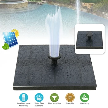 Drijvende Solar Fontein Tuin Fontein Zwembad Vijver Decoratie Zonnepaneel Aangedreven Waterpomp Tuin Decoratie Dropshipping