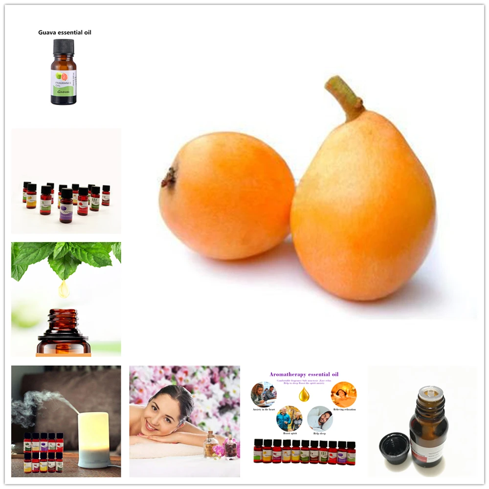 Чистый Loquat массаж эфирное масло Расслабление для Scrape терапии спа Улучшение сна
