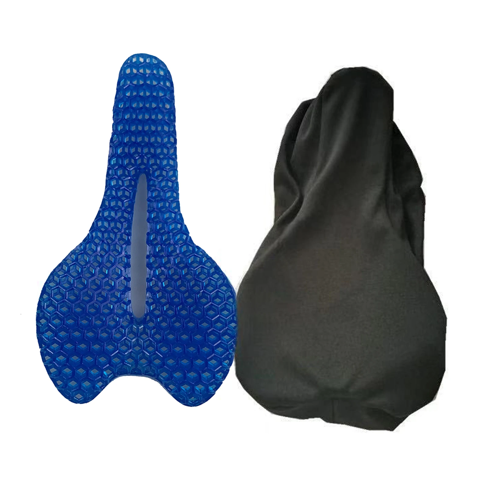 Gel Seat Cushion Bicycle Saddle Liner With With Non Slip Cover