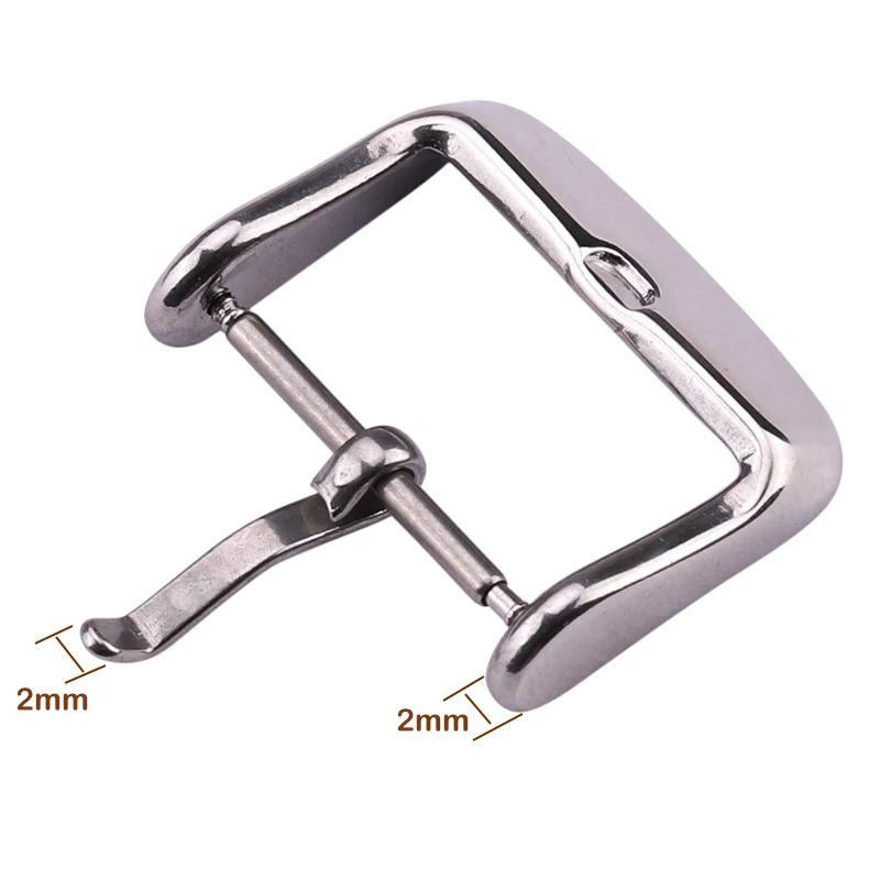 Elegant Stainless Steel Watch Strap Buckle - Multi-Color Metal Watchband Clasp Accessories