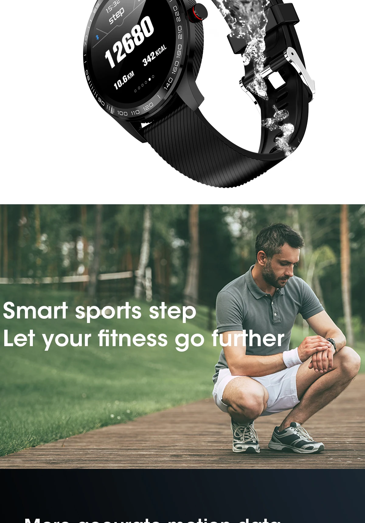 Torntisc Smart Watch ЭКГ сердечный ритм напоминание о вызовах полный сенсорный Smartwatch IP68 Водонепроницаемый часы Для мужчин IOS и Android PK GT2