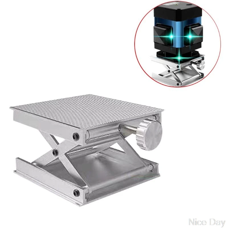 4"x4" Aluminum Router Lift Table Woodworking Engraving Lab Lifting Stand Rack lift platform woodworking lift table