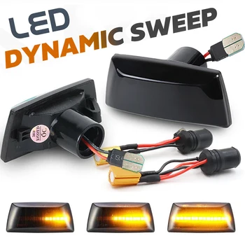 

2Pcs Led Dynamic Turn Signal Light Side Marker Sequential Blinker For Opel Astra H MK5 Insignia Zafira Corsa D MK4 Meriva Adam