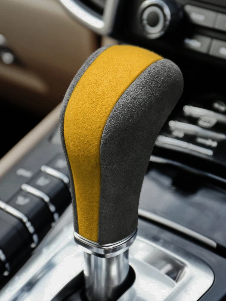 For Porsche Cayenne 2010 2012 2013 2014 2015 2016 2017 Suede car gear cover Gear Shift Collars | Автомобили и мотоциклы