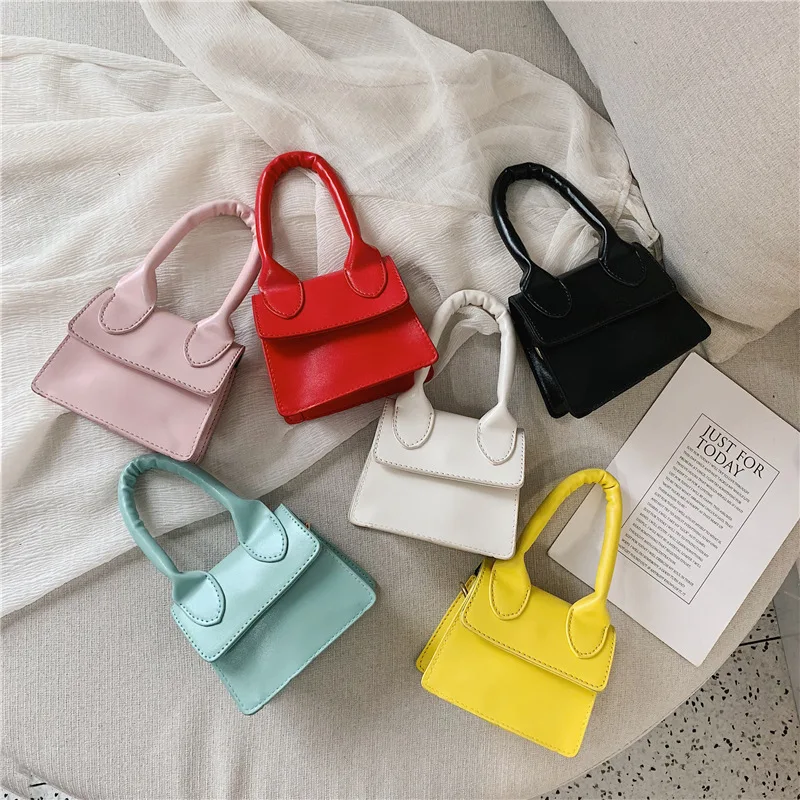 

New Brand 2019 Ladies Mini Scrub Flap Thread Totes Fashion Cute Party Shopping Purse Women Handbag Shoulder Crossbody Bags