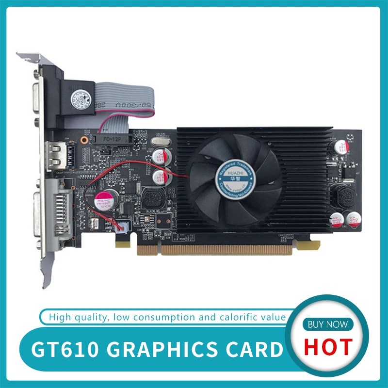 GT610 видеокарта XPB 1 ГБ DDR3 ТВ тюнер карты SDRAM PCI Express 2 0 Видеокарта для PNY Nvidia Geforce