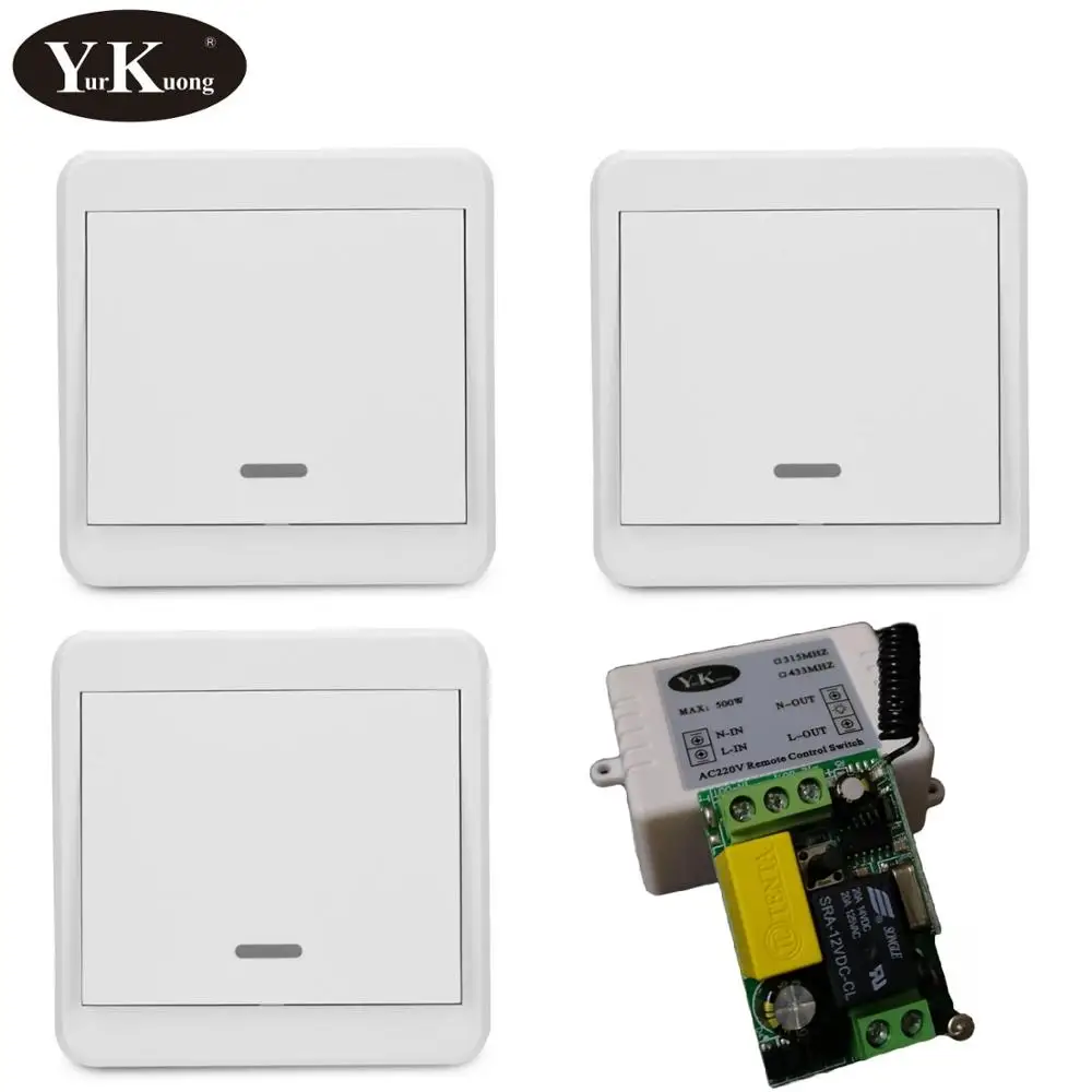  Home Light Lamp LED Remote Switch AC 220V Wireless ON OFF Switches mini home appliance power on off - 33008513505