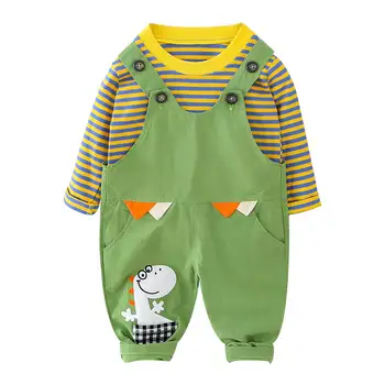 

Children Clothes Suit Spring Autumn Kids Boys Girls strips T Shirt Pants 2Pcs/sets Baby Toddler Clothing Infant Sportswear sets