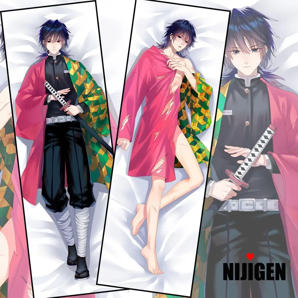 Kimetsu No Yaiba Demon Slayer Tomioka Giyuu Cute Anime Dakimakura 