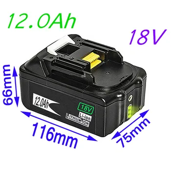 

18V12000mah 12.0Ah/10.8Ah/ 8.8Ah/6.0Ah RechargeableFor Makita Power Tools Battery with LED Li-ion Replacement Lxt BL1860B BL1860