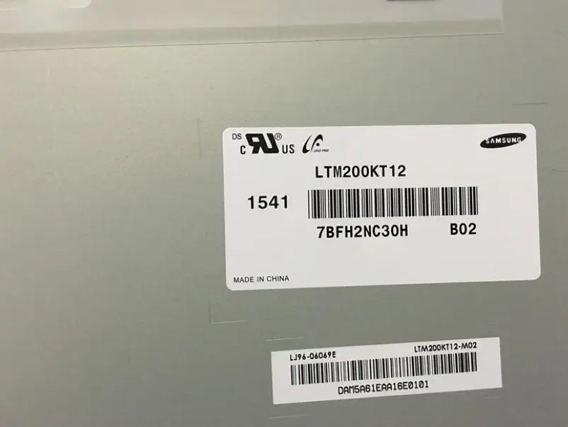 

New original package 20 inch LTM200KT12 LTM200KT10 LM200WD3-TLF1