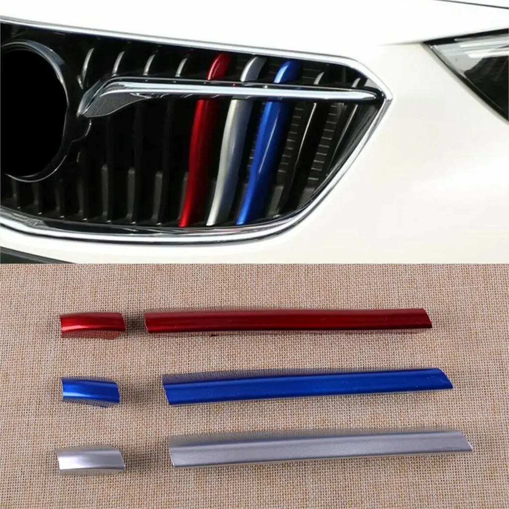 

CITALL New 6PCS Three Color Front Centre Grille Cover Trim Car Styling Fit for Buick Regal 2017 2018 2019