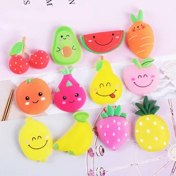 

Mix Planar Resin Kawaii Fruit Cabochon Charms Craft Supplies Kids Flatback Embellishments For Phone Case/headwear Decoration